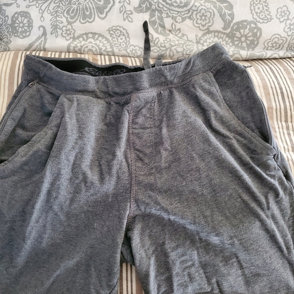 Eddie Bauer Lounge Shorts Zipper Pockets